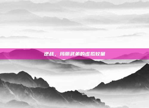 逆战,玛丽武弟的虚拟较量