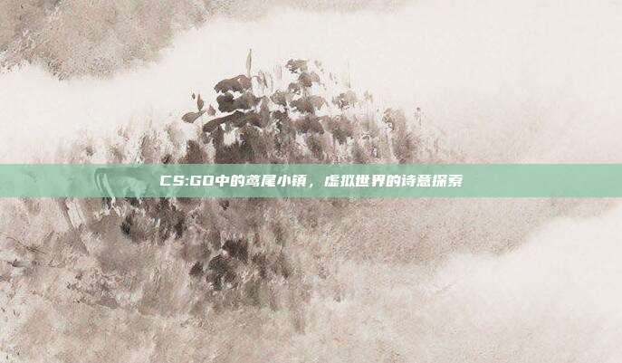 CS:GO中的鸢尾小镇,虚拟世界的诗意探索