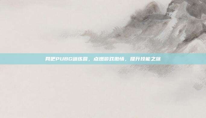 网吧PUBG训练营,点燃游戏激情,提升技能之旅