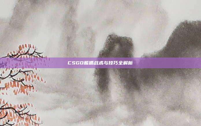 CSGO熊抓战术与技巧全解析