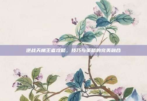 逆战天梯王者攻略,技巧与策略的完美融合