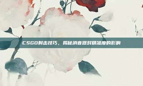 CSGO射击技巧,揭秘消音器对精准度的影响