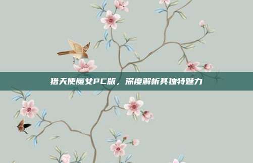 猎天使魔女PC版,深度解析其独特魅力