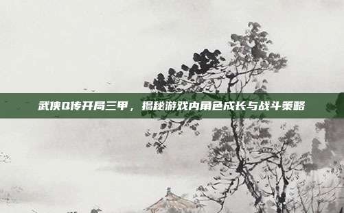 武侠Q传开局三甲,揭秘游戏内角色成长与战斗策略