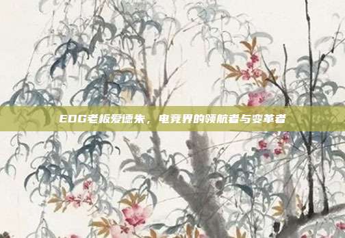 EDG老板爱德朱,电竞界的领航者与变革者