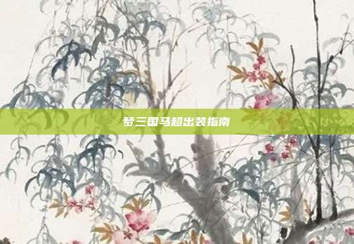 梦三国马超出装指南