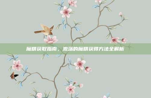 魔精获取指南,激荡的魔精获得方法全解析