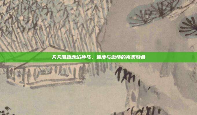 天天酷跑赤焰神马,速度与激情的完美融合