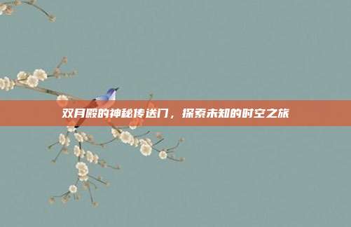 双月殿的神秘传送门,探索未知的时空之旅