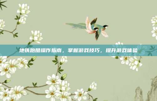 地铁跑酷操作指南,掌握游戏技巧,提升游戏体验