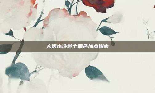 大话水浒道士角色加点指南