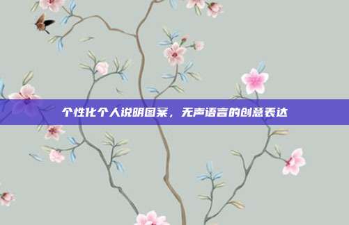 个性化个人说明图案,无声语言的创意表达
