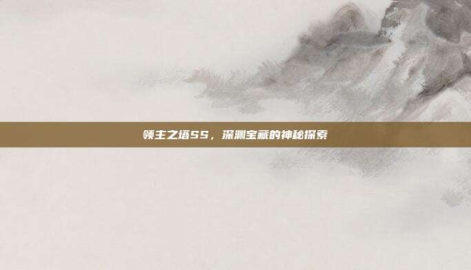 领主之塔SS,深渊宝藏的神秘探索