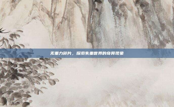 无重力碎片,探索失重世界的奇异现象