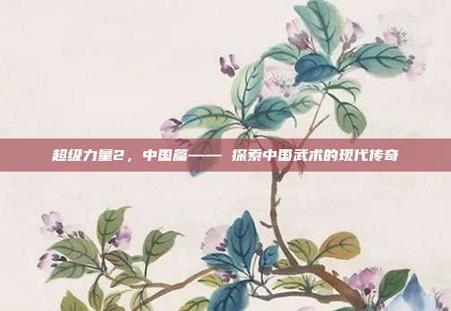 超级力量2,中国篇—— 探索中国武术的现代传奇