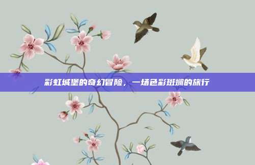 彩虹城堡的奇幻冒险,一场色彩斑斓的旅行