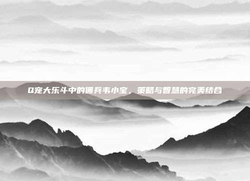 Q宠大乐斗中的佣兵韦小宝,策略与智慧的完美结合