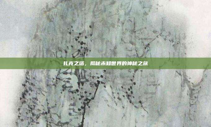 扎克之塔,揭秘未知世界的神秘之旅