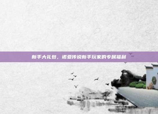 新手大礼包,诺亚传说新手玩家的专属福利
