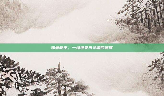 炫舞隐王,一场视觉与灵魂的盛宴