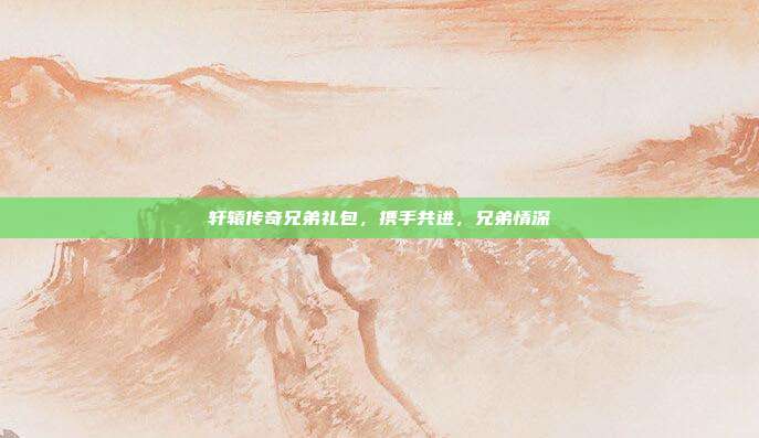 轩辕传奇兄弟礼包,携手共进,兄弟情深