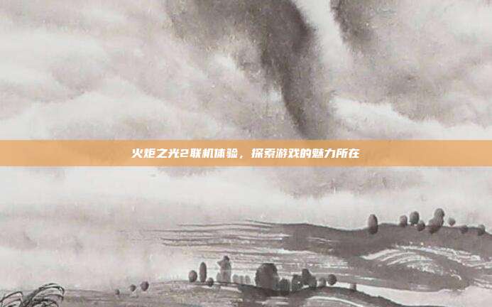 火炬之光2联机体验,探索游戏的魅力所在