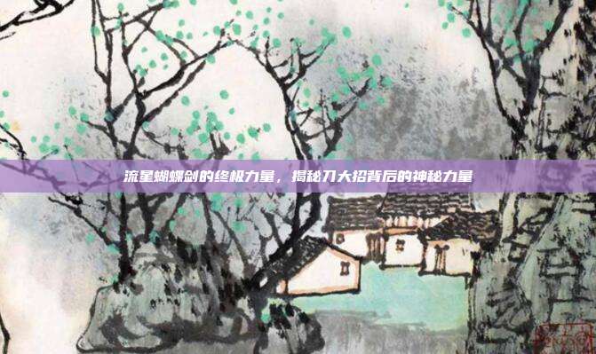 流星蝴蝶剑的终极力量,揭秘刀大招背后的神秘力量