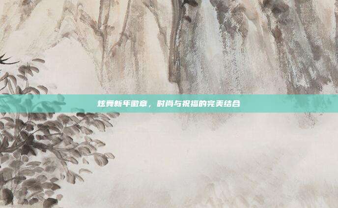 炫舞新年徽章,时尚与祝福的完美结合