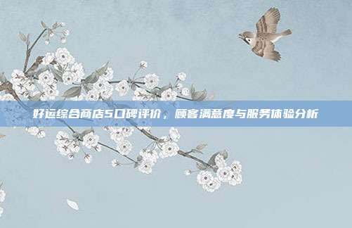 好运综合商店5口碑评价,顾客满意度与服务体验分析