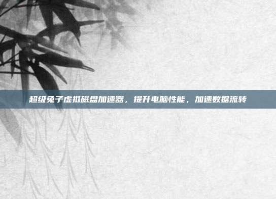 超级兔子虚拟磁盘加速器,提升电脑性能,加速数据流转