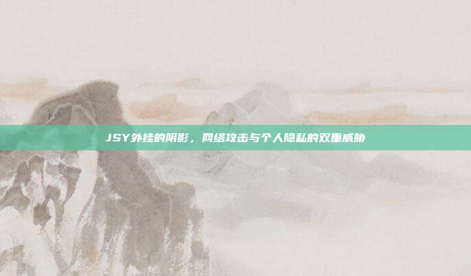 JSY外挂的阴影,网络攻击与个人隐私的双重威胁