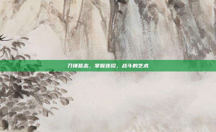 刀锋意志,掌握连招,战斗的艺术