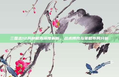三国志12兵种相克深度解析,战术博弈与策略布局分析