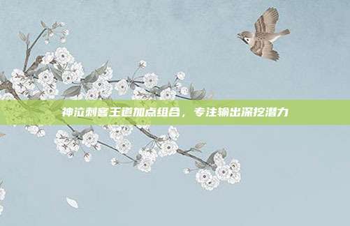 神泣刺客王道加点组合,专注输出深挖潜力