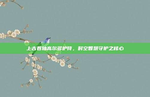 上古卷轴高尔多护符,时空智慧守护之核心