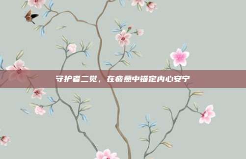 守护者二觉,在疲惫中锚定内心安宁