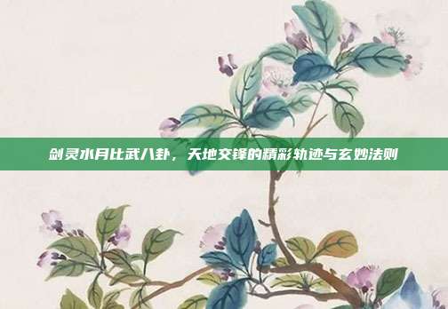 剑灵水月比武八卦,天地交锋的精彩轨迹与玄妙法则