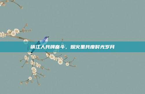 镇江人共牌奋斗,烟火里共度时光岁月