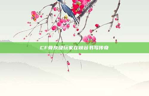 CF骨灰级玩家在峡谷书写传奇