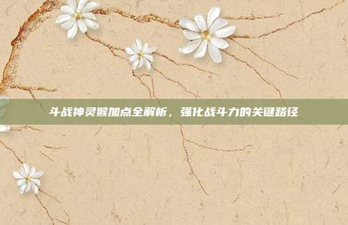 斗战神灵猴加点全解析,强化战斗力的关键路径