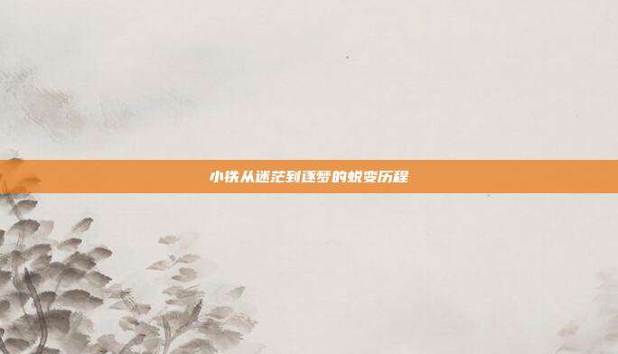 小铁从迷茫到逐梦的蜕变历程